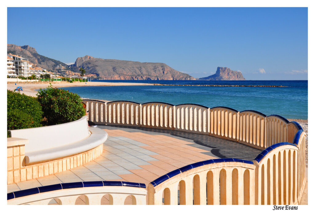 de boulevard van Albir, foto gemaakt door Steve Evans